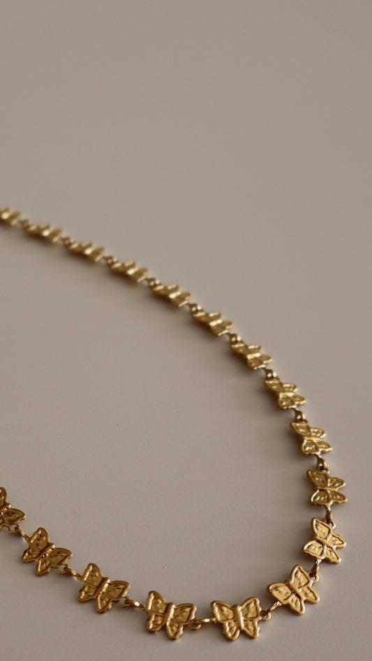 Collar - Gargantilla Mariposas