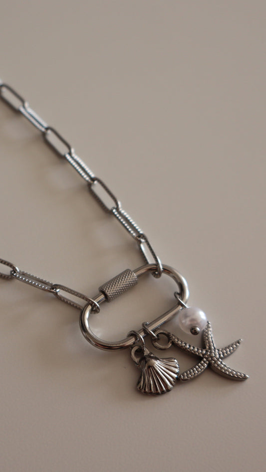 Collar Punta Cana Plateado