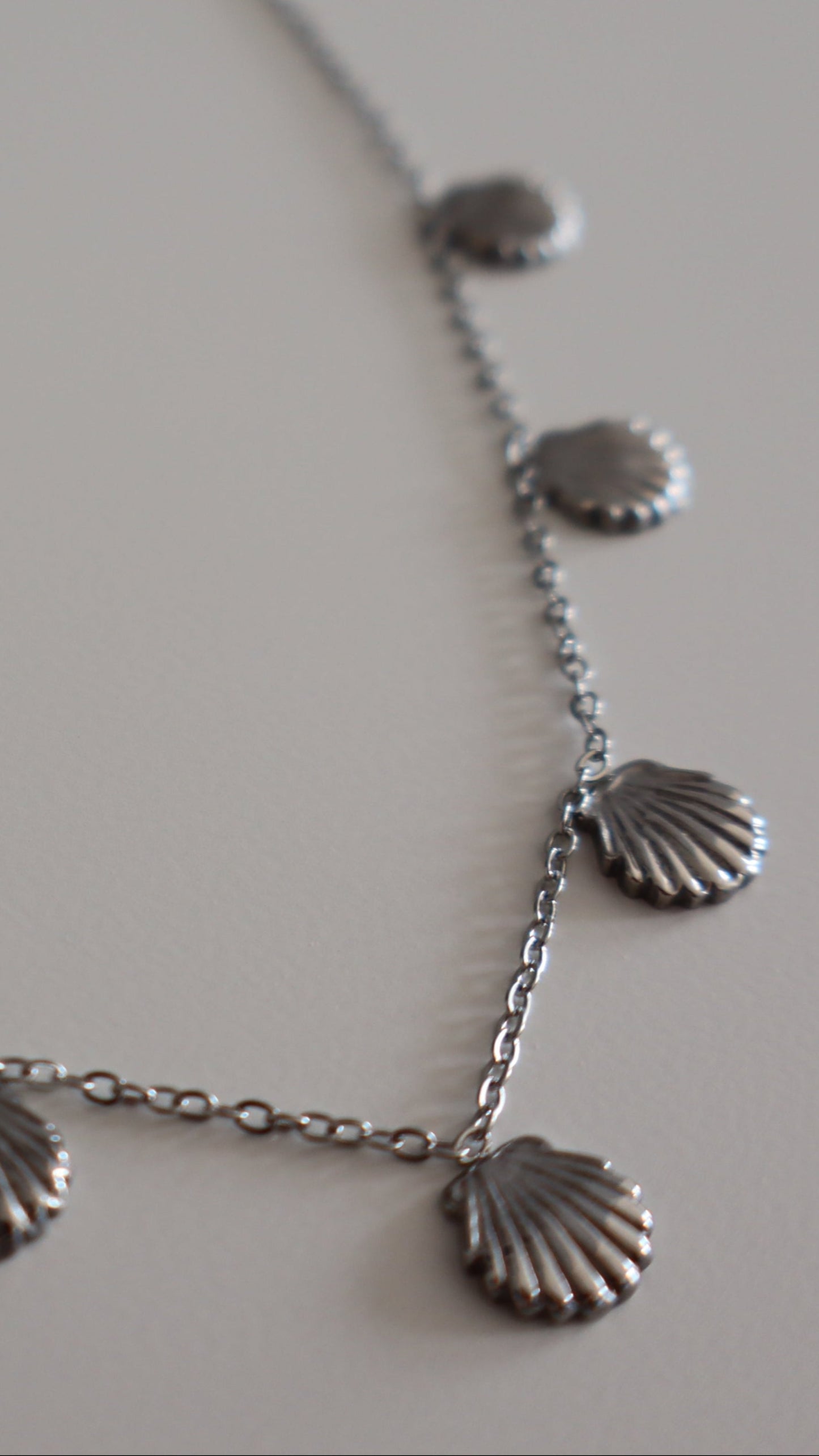 Collar Mini Conch Plateado