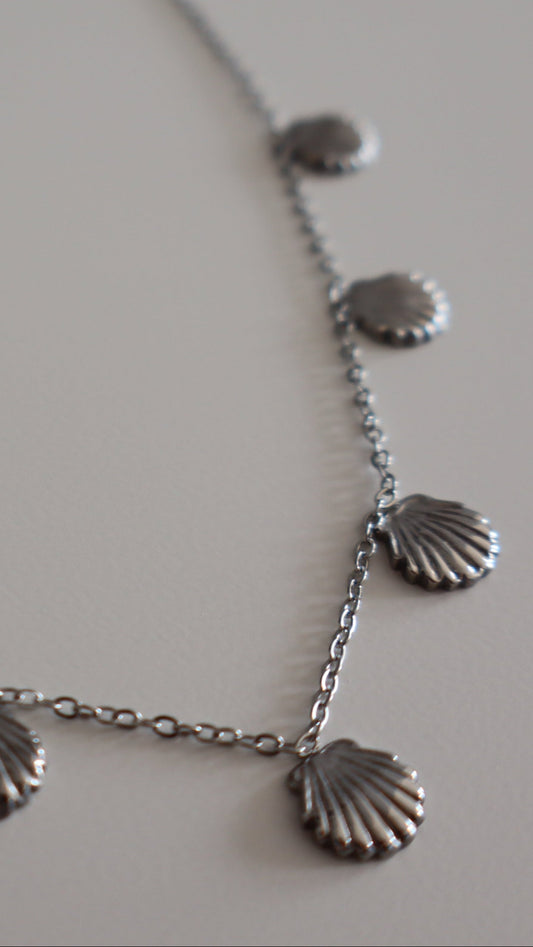 Collar Mini Conch Plateado