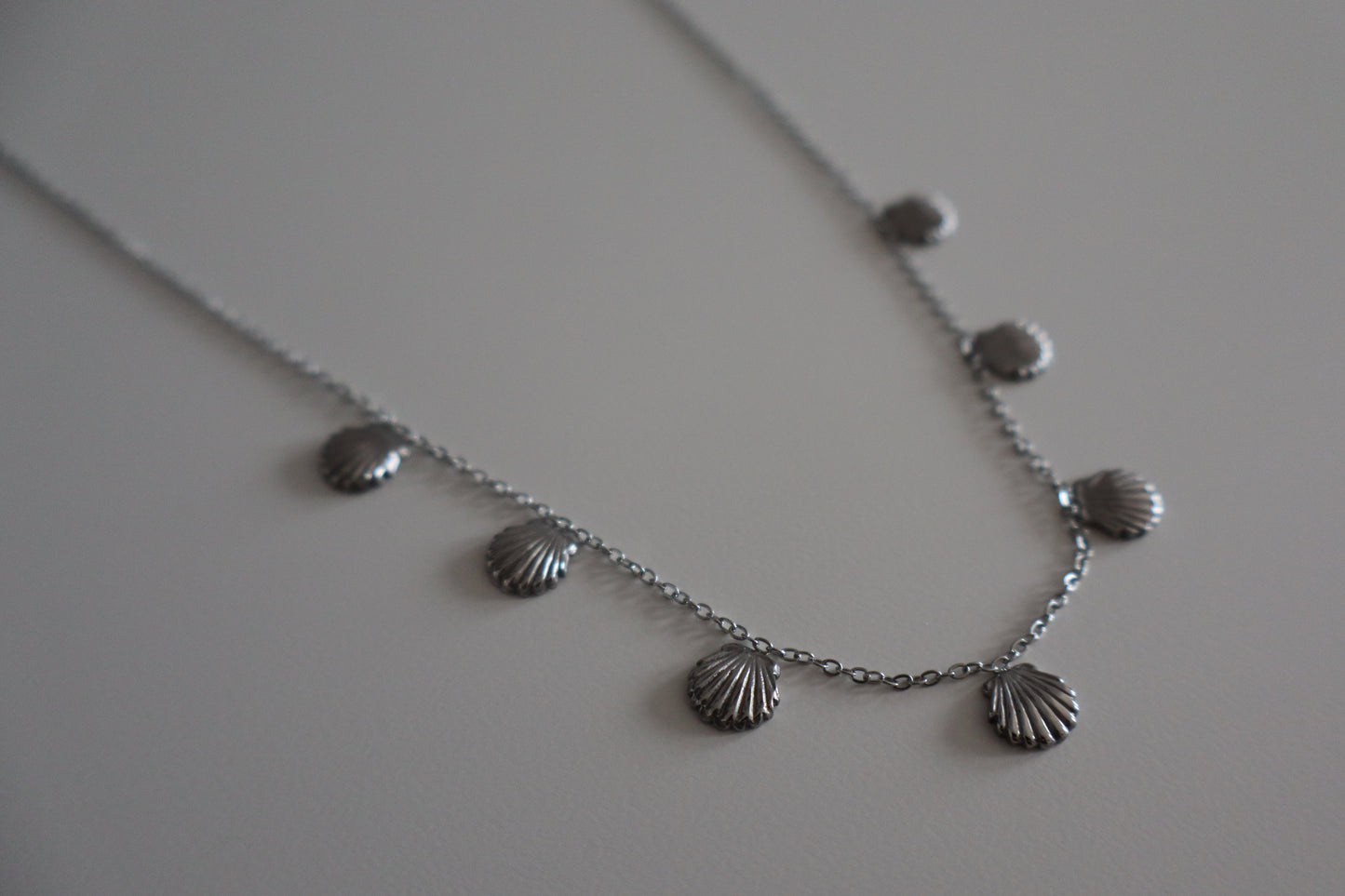 Collar Mini Conch Plateado