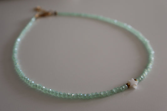 Choker Estrella Turquesa Claro