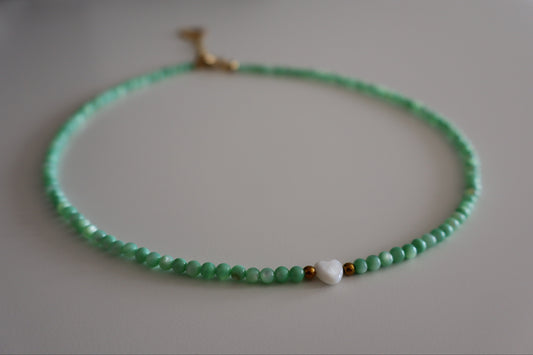 Choker Corazón Turquesa