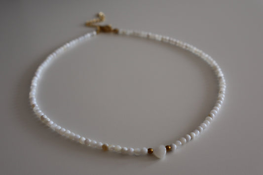 Choker Corazón Blanco