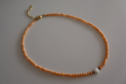 Choker Corazón Naranja