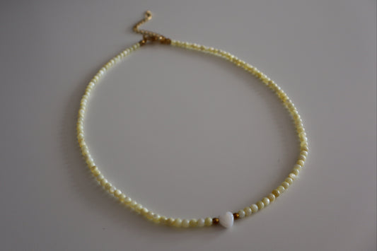 Choker Corazón Amarillo