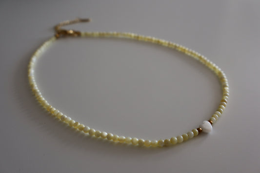 Choker Corazón Amarillo