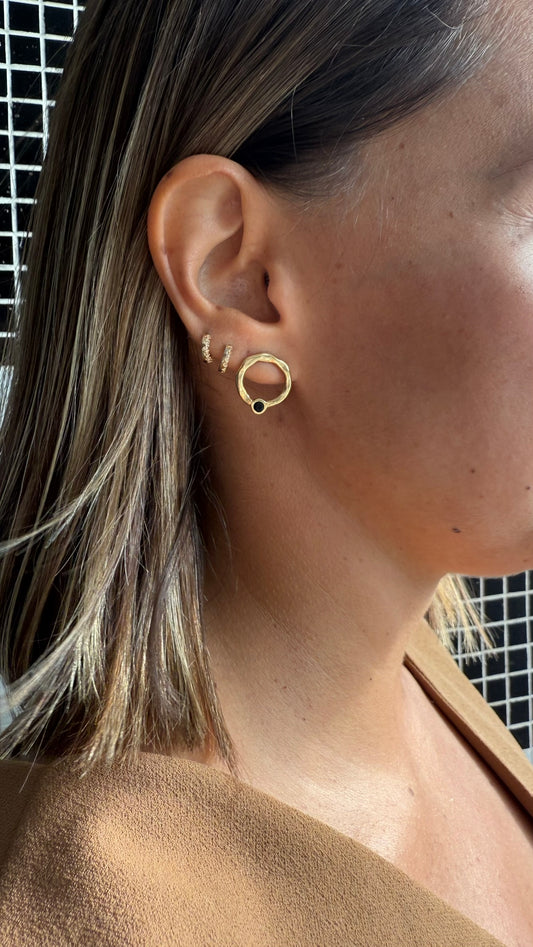 Pendientes Lily en Negro